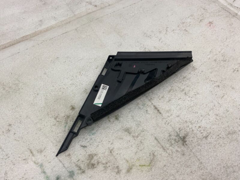 103490899E ⭕ 16-20 Model X Front Left Door Quarter Applique Corner Glass Cover 1034908-99-E