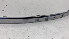 ⭕ 12-20 Tesla Model S Rear Liftgate Trunk Lid Chrome Trim Molding 1025776-00-A