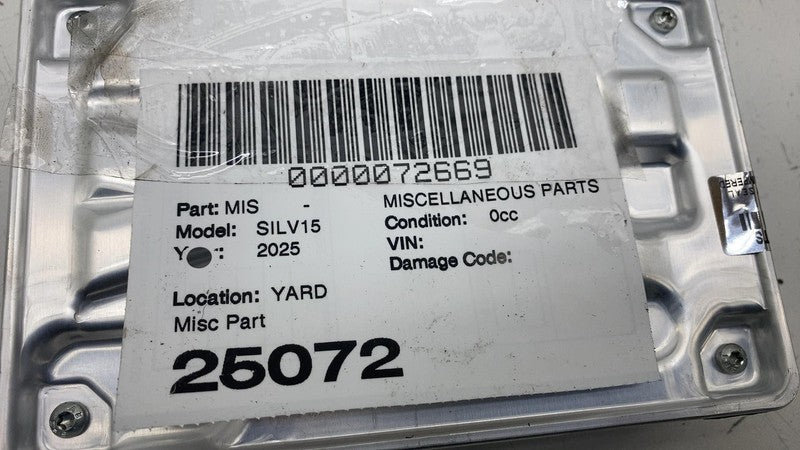 ⭕ 2025 Chevrolet Silverado 1500 Pickup Network Gateway Module Unit OEM