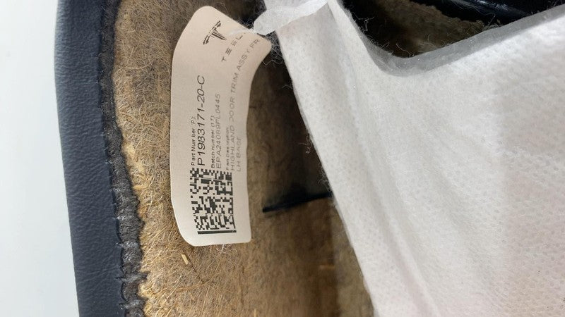 1983171-20-C ⭕2024 2025 Tesla Model 3 Front Highland Door Panel Trim Card Left 1983171-20-C