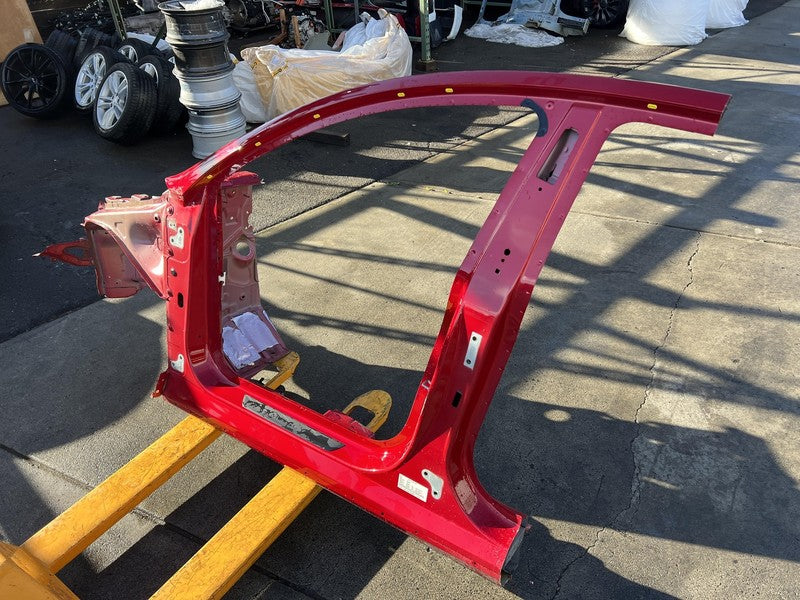 2020-2023 Tesla Model Y Left Body Side A + B-Pillar Door Frame Horn LH Red PPMR