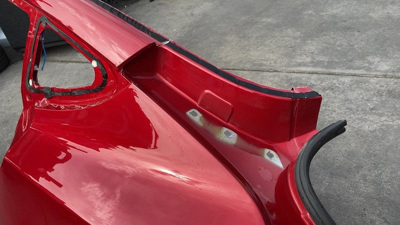 ⭕ 2017-2020 Tesla Model 3 Rear Left Quarter Panel Structural Frame Cut Red PPMR