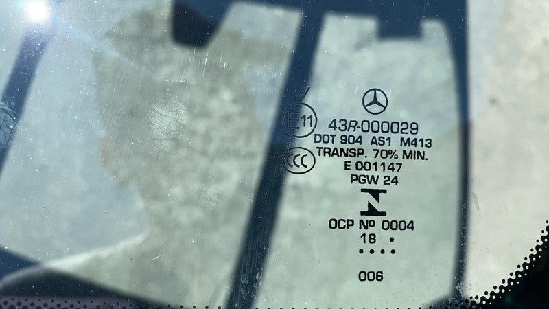 43R-0000029 ⭕ 2019 2020 2021 Mercedes-Benz C-Class Sedan Front Windshield Glass Assembly OEM