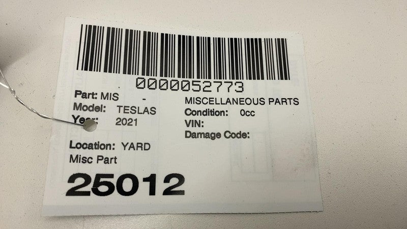 1593201 99 B 2021 2022 2023 2024 Tesla Model S MS Rear Driver 2nd Row Seat Belt Buckle Left