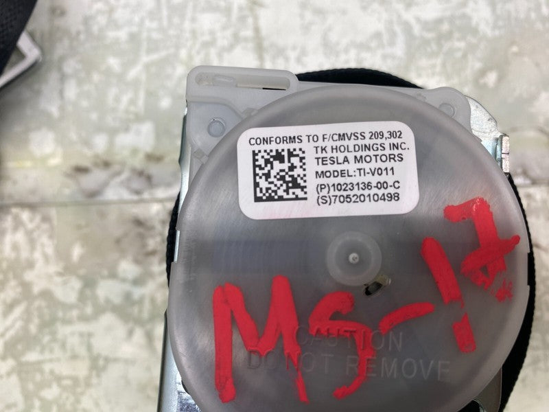 1023136 00 C ⭕ 16-20 Model S MS Rear Left or Right 2nd Row Seat Belt & Retractor 1023136-00-C