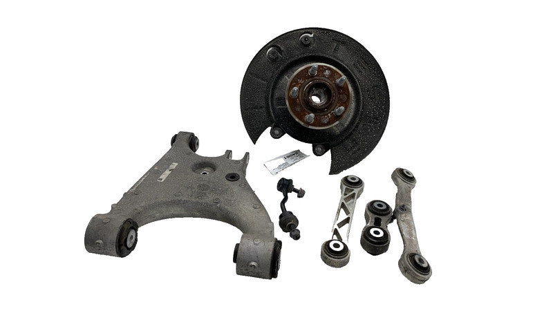 ⭕ 16-20 Model S X Rear Left Knuckle w/ Wheel Hub & Control Arm Link 1021420-00-B