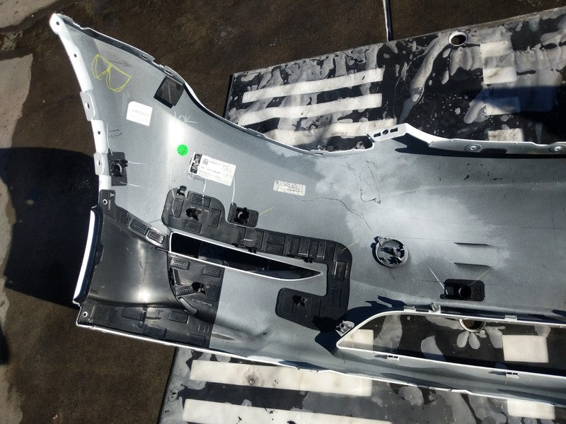 ⭕ 20-22 Tesla Model Y Front Bumper Cover w/ Park Sensor Holes White 14