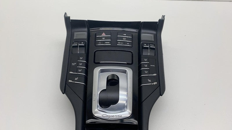 7P5863419 2011-2017 Porsche Cayenne Front Center Console Switch Control Panel Trim Black
