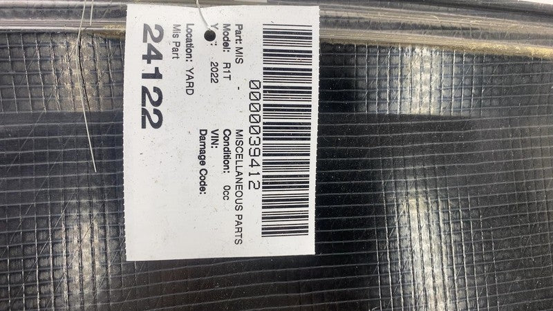 PT00000381 ⭕ 22-24 Rivian R1T R1S Rear Lower Bumper Undertray Splash Diffuser PT00000381