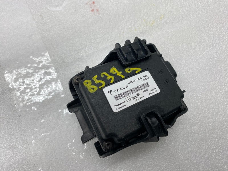 100537100A 12-20 Model S X Homelink Computer Garage Door Opener Control Module 1005371-00-A