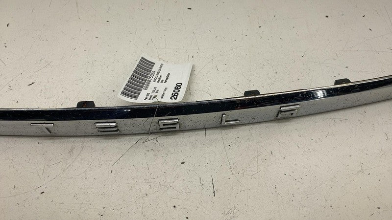 ⭕ 2016-2020 Tesla Model X MX Rear Trunk Lid Mold Chrome Molding OEM 10
