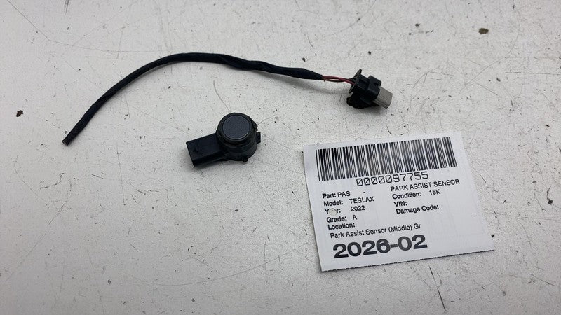 ⭕ 21-25 Model X Ultrasonic Park Assist Sensor (Middle) Gray - PMNG 252