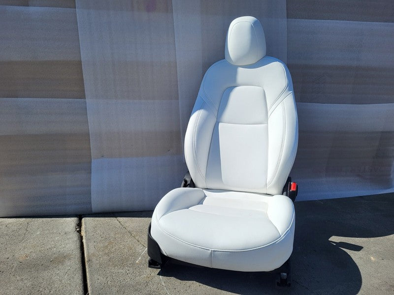 1456943-00 ⭕ 2017-2022 Tesla Model 3 Y Front Passenger Side 1st Row Seat White Right Assy