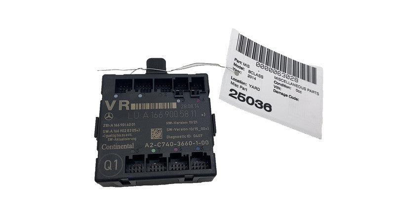 A1669005811 ⭕ 14-15 Mercedes-Benz B-Class Front Right Door Panel Control Module A1669005811