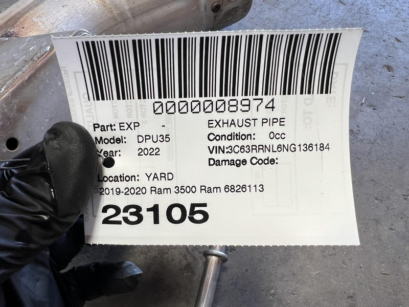 ⭕ 2019-2024 Ram 2500 3500 Exhaust Extension Pipe 6.7L Muffler OEM 6826