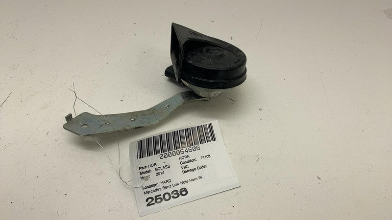 ⭕ 2014-2015 Mercedes-Benz B Electric Drive Low Tone Horn Right Side A0