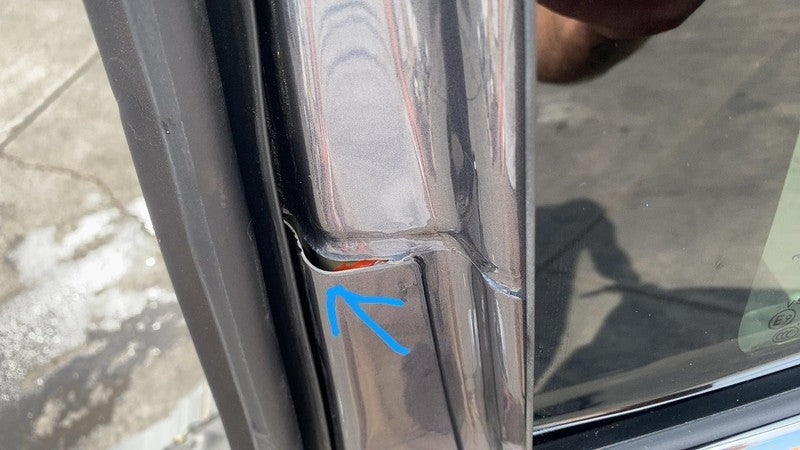 ⭕ 2016-2020 Tesla Model X Rear Left Quarter Fender Frame Panel Cutout 