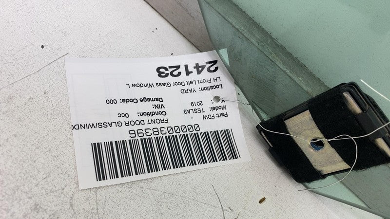 ⭕ 2017-2020 Tesla Model 3 Front Driver Side Door Window Single Panel G