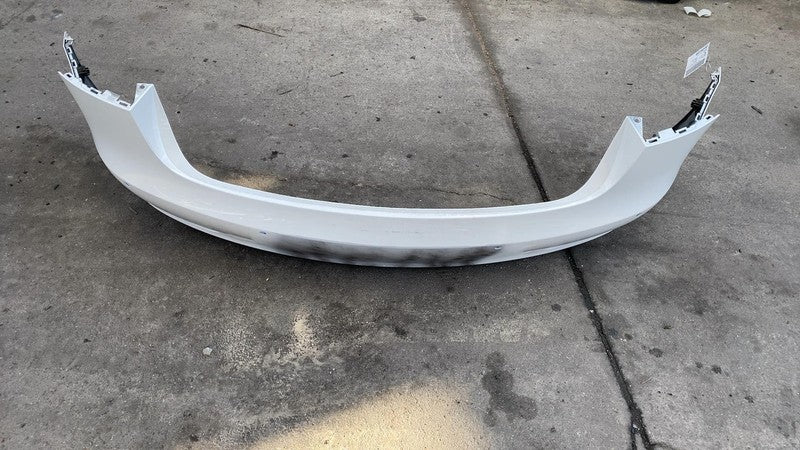 2017-2022 Tesla Model 3 Rear Bumper Cover w/ Sensor Holes Pearl White 