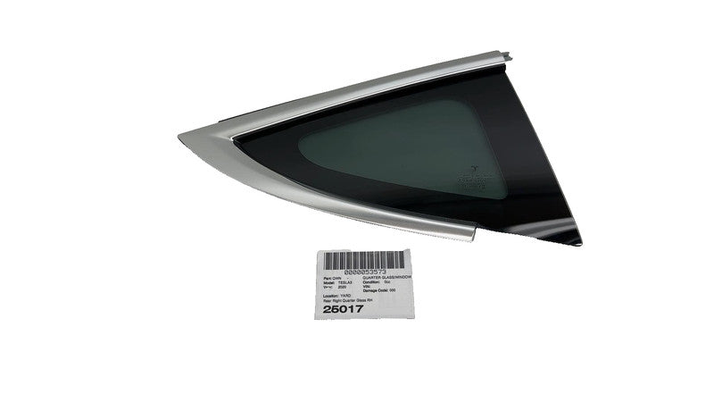1080706-00 ⭕ 2017-2020 Tesla Model 3 M3 Rear Right Quarter Fixed Window Glass RH 1080706-00
