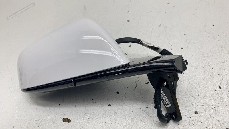 ⭕ 2021-2025 Model X Right Exterior Rear View Door Mirror White PPSW 10