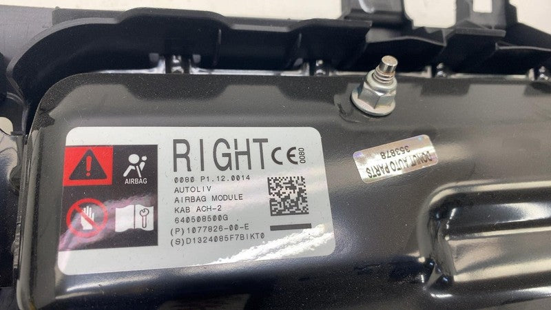 ⭕ 2024 2025 Tesla Model 3 M3 Lower Knee Safety Airbag Module Right 107