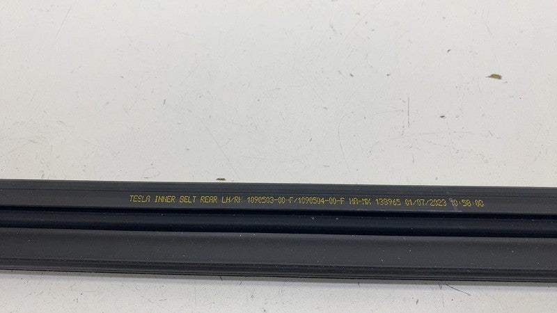 ⭕ 17-23 Model 3 Rear Right Door Window Inner Belt Weatherstrip Seal 10