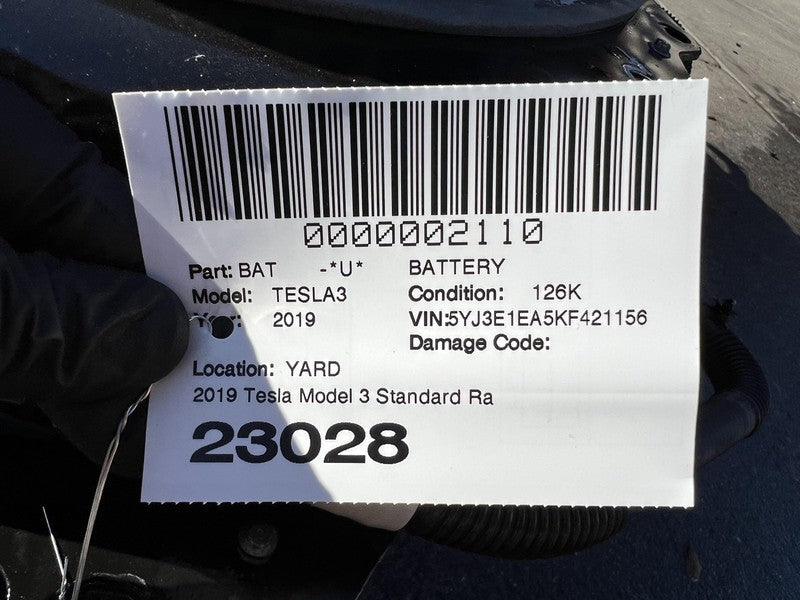 1104428-00-M ⭕ 2019 Tesla Model 3 Standard Range Plus Battery Pack 1104428-00-M (PARTS ONLY)