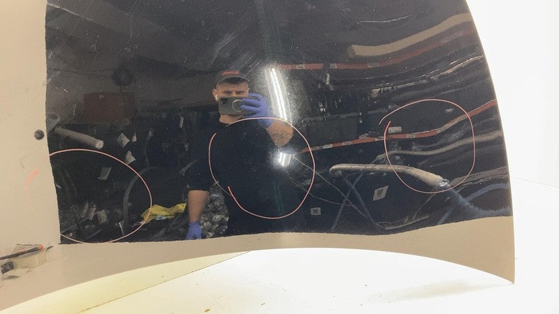 ⭕ 17-23 Tesla Model 3 M3 Front Hood Bonnet Shell Panel Cover Black PBS