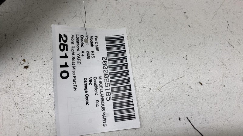 ⭕ 2022-2025 Rivian R1S Front Right Seat Outer Trim Cover Panel OEM 882