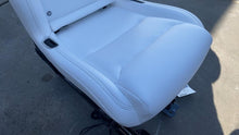 ⭕ 2016-2020 Tesla Model X MX Rear Driver Side 2nd Row Seat Left LH Leather White