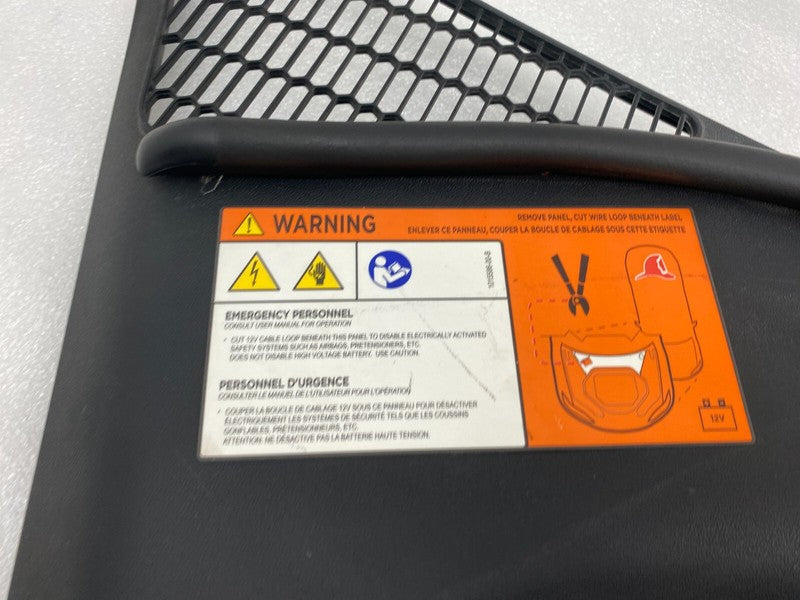 ⭕ 2012-2015 Tesla Model S Rear Under Hood Apron Windshield Cowl Vent Cover Trim