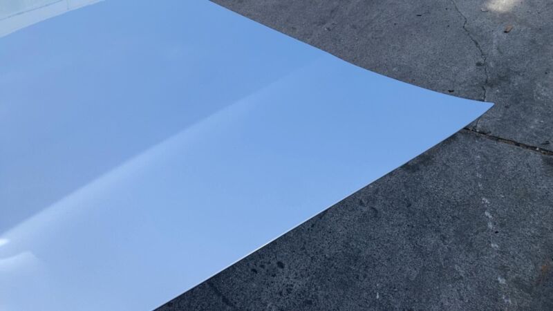 2011-2014 Porsche Cayenne Front Bonnet Hood Shell Panel Cover Assy Silver - LX7W