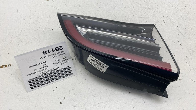 ⭕ 17-23 Model 3 Rear Left Inner Taillight LED Tail Lamp (3-Pin) LH 107
