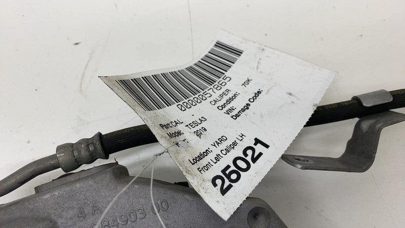1044621-00-E ⭕ 2017-2023 Tesla Model 3 Front Left Caliper w/ Brake Hose Line LH 1044621-00-E