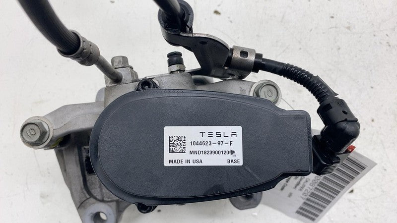 ⭕ 17-25 Tesla Model 3 M3 Rear Left Caliper w/ Brake Hose Line BASE 104