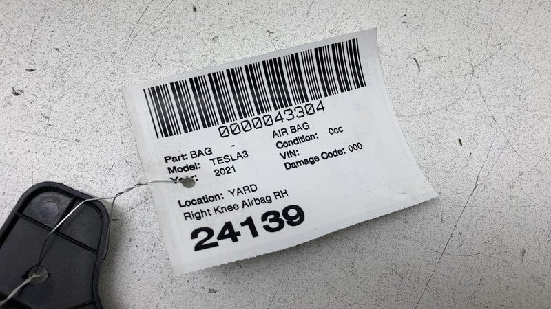 ⭕ 17-23 Tesla Model 3 Y Passenger Side Knee Airbag Safety Module Right