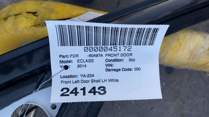 A 212 900 36 18 ⭕2014-2016 Mercedes-Benz E350 E400 Front Driver Side Door Shell Panel Left White