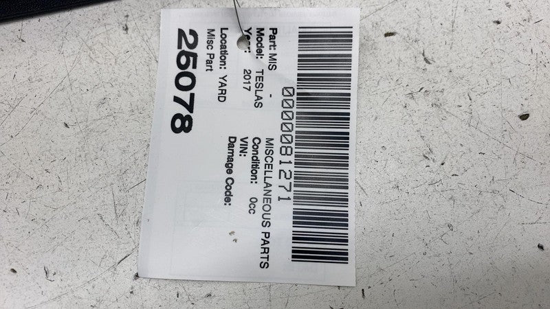 ⭕12-20 Model S Rear Trunk Latch Sill Scuff Plate Trim Cover Molding 10