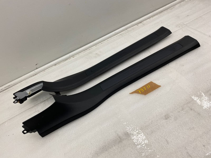 1496499 00 A ⭕16-20 Tesla Model X Front Left & Right Door Sill Trim 1496499-00-A/1496500-00-A