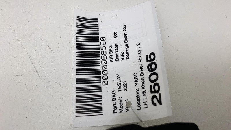 107782500D ⭕2020-2024 Tesla Model Y Front Left Lower Knee Safety Airbag Module 1077825-00-D