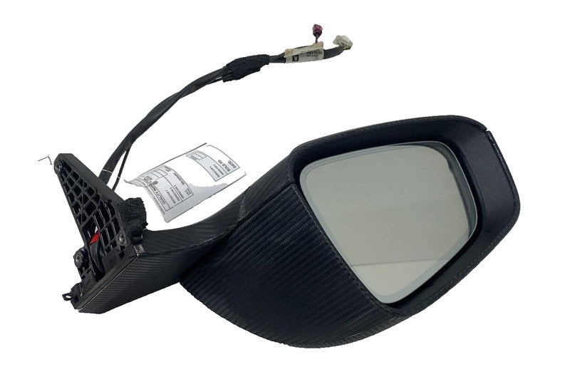 ⭕16-20 Tesla Model X Left Exterior Rear View Door Mirror White PPSW 10