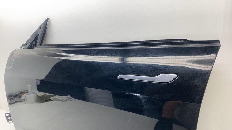 1081421-E0-C ⭕ 2017-2020 Tesla Model 3 Front Door Shell Panel Left LH Black PBSB 1081421-E0-C