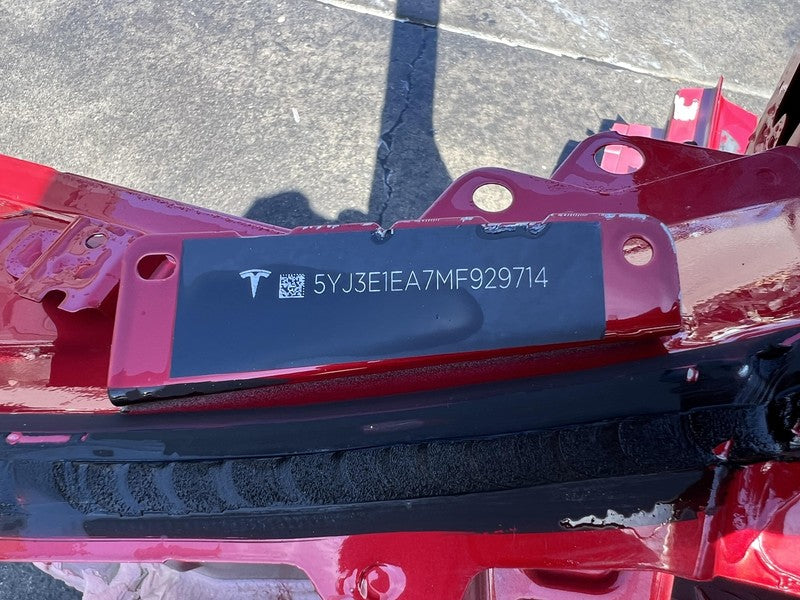 2021-2023 Tesla Model 3 M3 Front Left Quarter Panel Apron Cut Out Fram