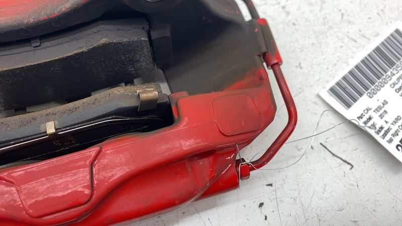 ⭕2016-2020 Model S Rear Right Brembo Caliper w/ Brake Hose Line Red 10