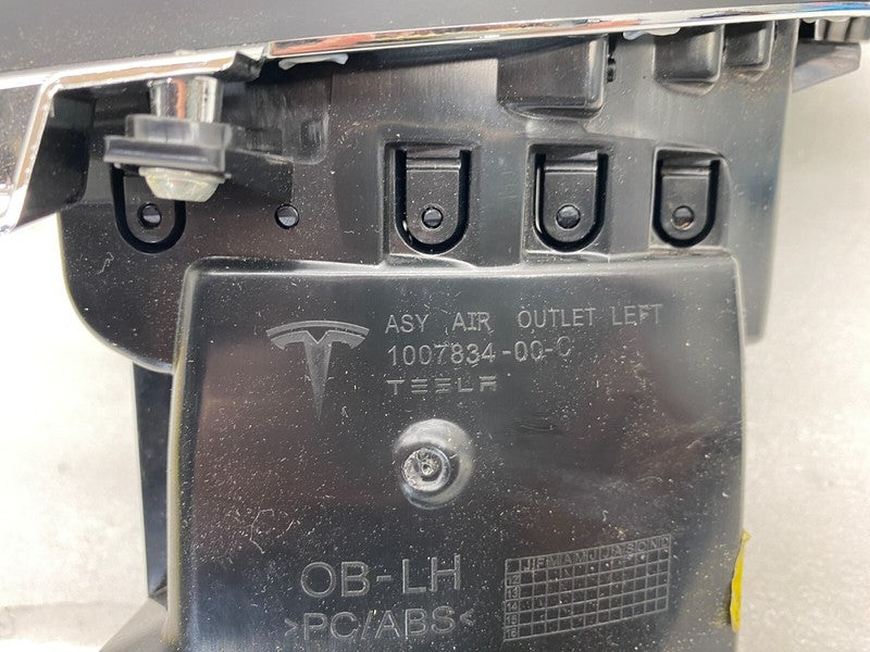 100783400C ⭕12-15 Model S SET of Dash A/C Air Vent Outlet Dashboard Trim Panel 1007821-00-D