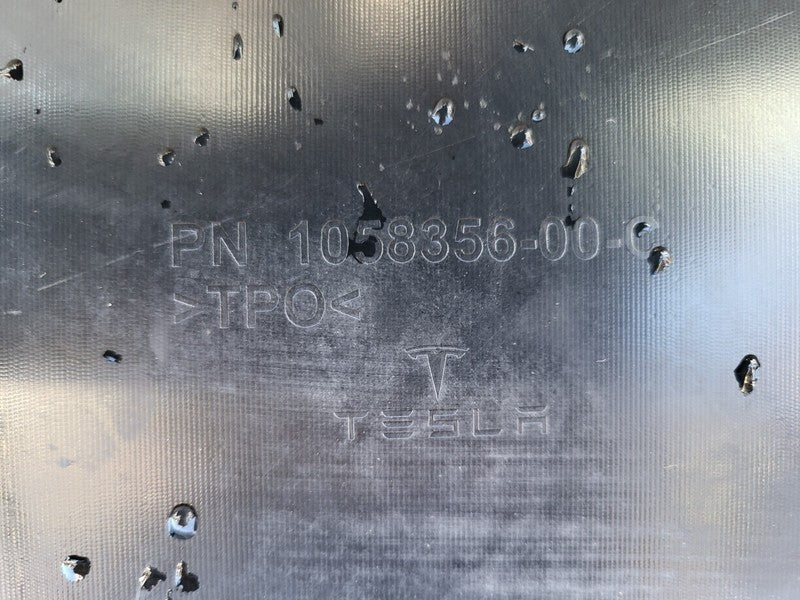 105835600C ⭕ 16-20 Model X Rear Bumper Under Tray Splash Shield Diffuser Cover 1058356-00-C