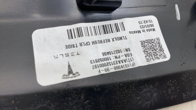 107490899F ⭕ 2016-2024 Tesla Model X Rear Driver Side Trunk Side Garnish Left 1074908-99-F