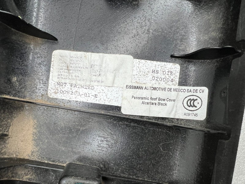 ⭕ 12-20 Model S Sunroof Headliner Panoramic Roof Bow Trim Cover OEM 10