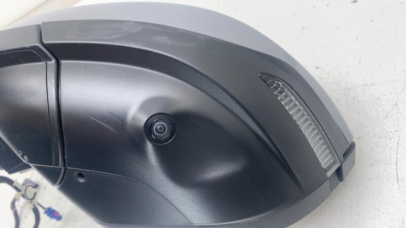 2019-2023 Audi e-Tron Front Left Exterior Rear View Door Mirror Gray (No Glass)